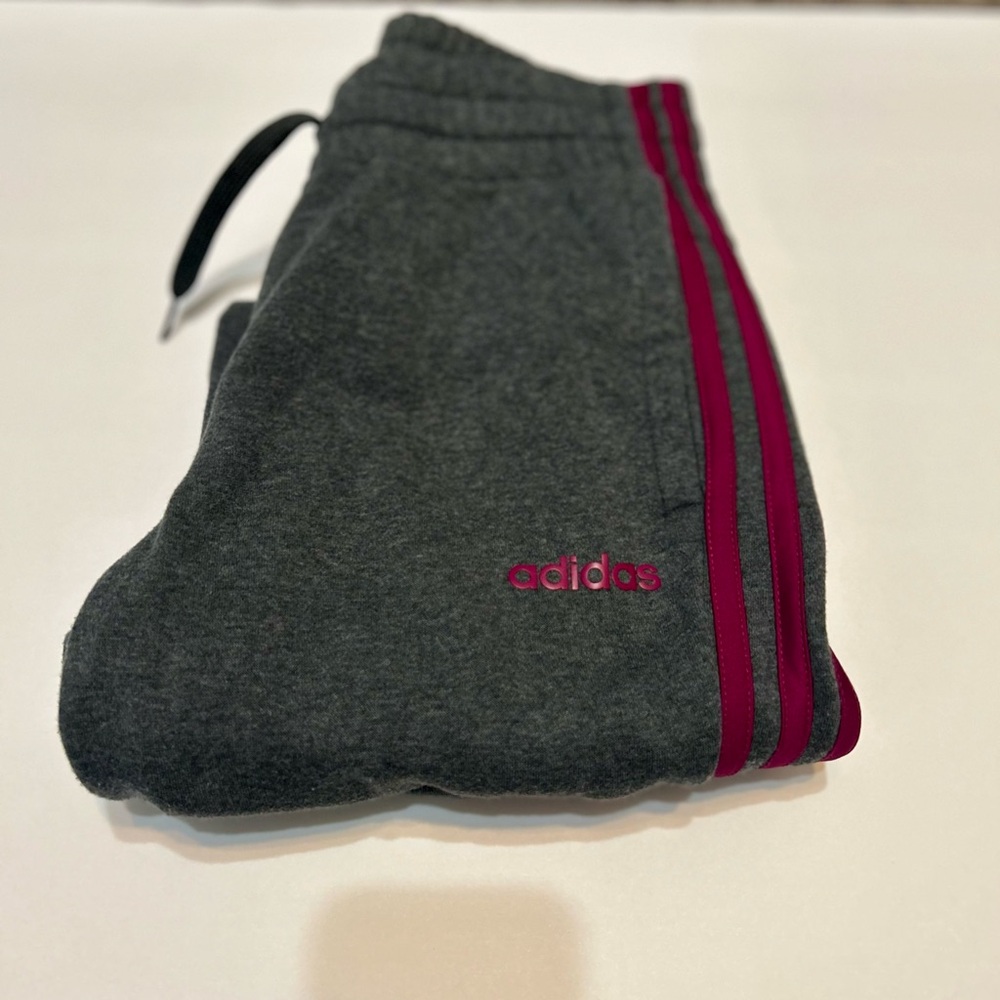Women's casual adidas sweatpants made in cozy fleece